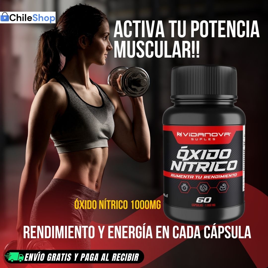 ÓXIDO NÍTRICO – 1000mg | 60 Cápsulas