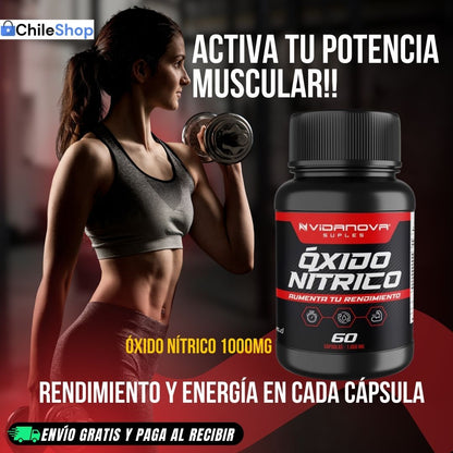 ÓXIDO NÍTRICO – 1000mg | 60 Cápsulas