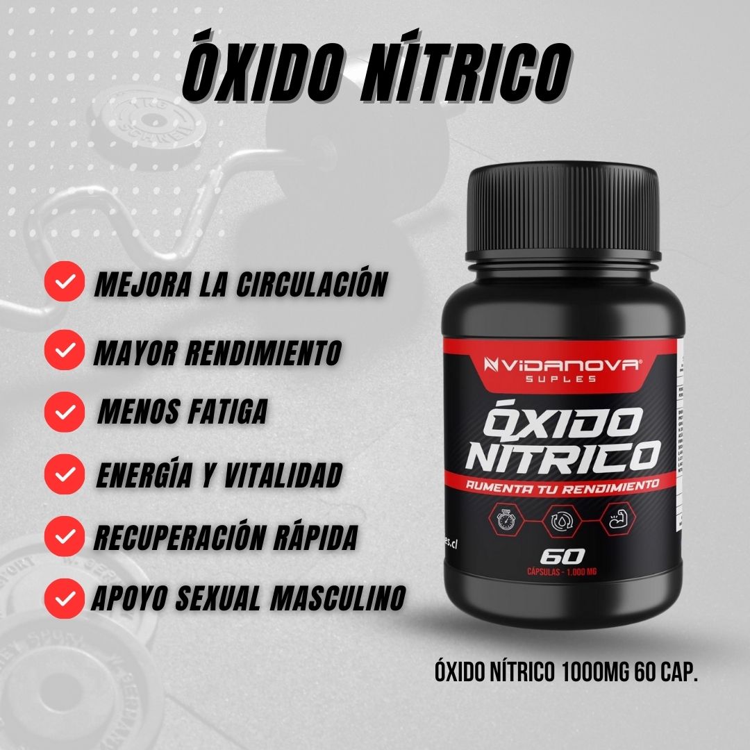 ÓXIDO NÍTRICO – 1000mg | 60 Cápsulas